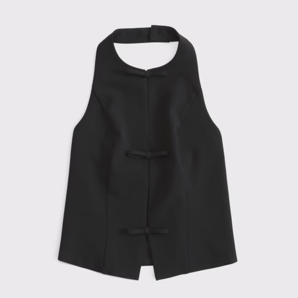 Bow Tie-Front Halter Top
